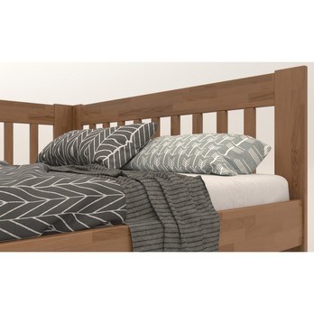 Rohová posteľ APOLONIE ľavá, dub/svetlý orech, 180x200 cm 4