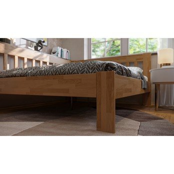 Rohová posteľ APOLONIE ľavá, dub/svetlý orech, 180x200 cm 5