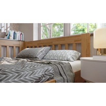 Rohová posteľ APOLONIE ľavá, dub/svetlý orech, 180x200 cm 6