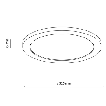 Stropné svietidlo AQUA 2 prírodná/biela, priemer 33 cm 7
