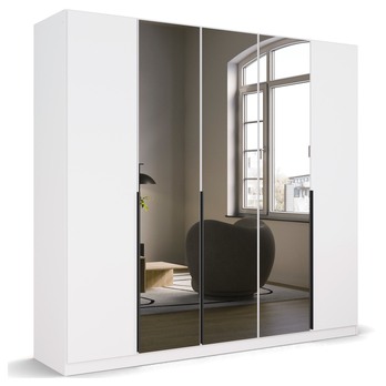 Šatníková skriňa ARCENIA II alpská biela 3