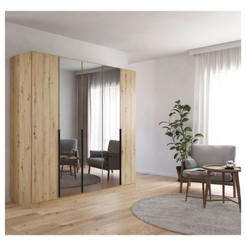 Šatníková skriňa ARCENIA II dub artisan 1