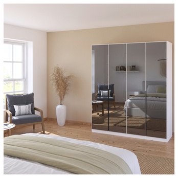 Šatníková skriňa ARCENIA IV alpská biela 1