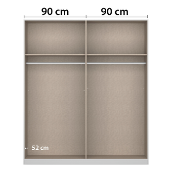 Šatníková skriňa ARCENIA IV dub artisan 2