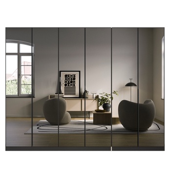 Šatníková skriňa ARCENIA VI sivá metalická 3