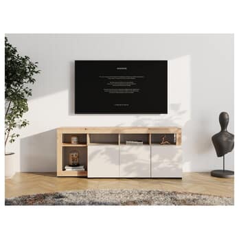 TV komoda ARGYLL 154 1Z1D kašmírová/dub artisan 3