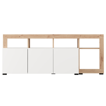 TV komoda ARGYLL 154 3D biela/dub artisan 5