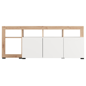 TV komoda ARGYLL 154 biela/dub artisan 6