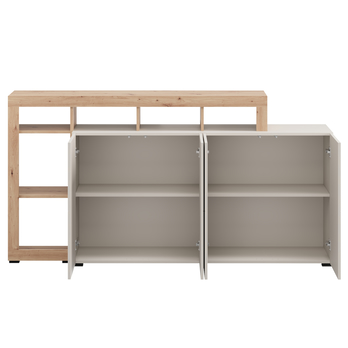 TV komoda ARGYLL 154 kašmírová/dub artisan 2