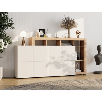 TV komoda ARGYLL 154 kašmírová/dub artisan 3