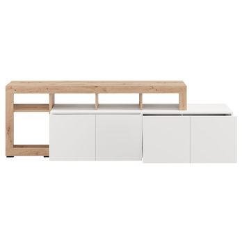 TV komoda ARGYLL 192 2Z biela/dub artisan 2