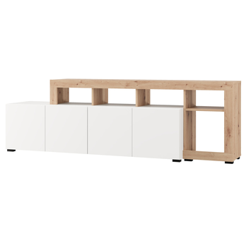 TV komoda ARGYLL 192 2Z biela/dub artisan 4