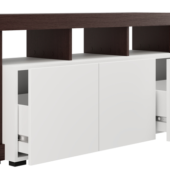 TV komoda ARGYLL 192 biela/tmavý dub 8