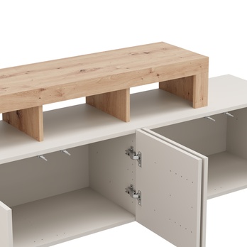 TV komoda ARGYLL 192 kašmírová/dub artisan 8
