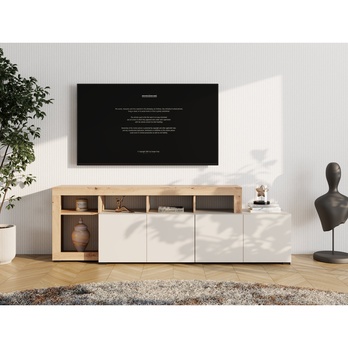 TV komoda ARGYLL 192 kašmírová/dub artisan 1