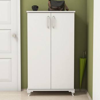 Skrinka na topánky/komoda ARI biela 1