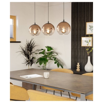 Závesné svietidlo ARISCANI 2 čierna/hnedá 1