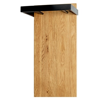 Nástenný vešiak ARIZONA I dub/čierna 5