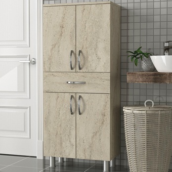 Kúpeľňová skrinka ARIZONA VI béžová/travertín 1