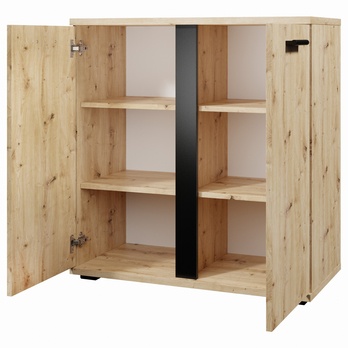 Komoda ARLANA 1 dub artisan/čierna 2