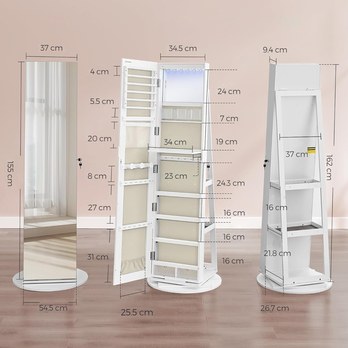 Stojan na šperky ARMOIR biela 4