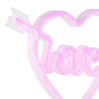 Stolná LED lampa ARMOR biela/ružová 2