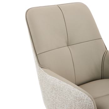 Jedálenská stolička ARNEA I cappuccino/béžová 5