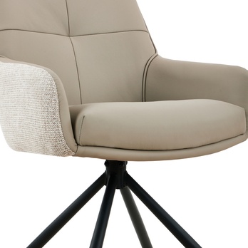 Jedálenská stolička ARNEA I cappuccino/béžová 8