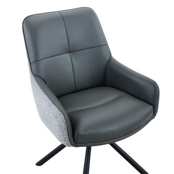 Jedálenská stolička ARNEA I sivá 5