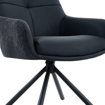 Jedálenská stolička ARNEA II čierna 8