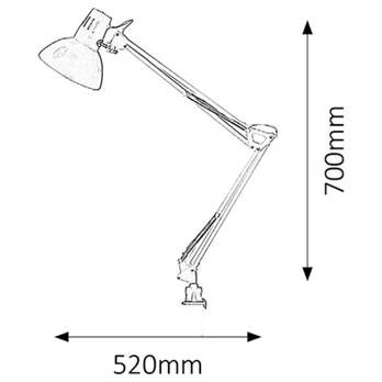Stolná lampa ARNO čierna 2