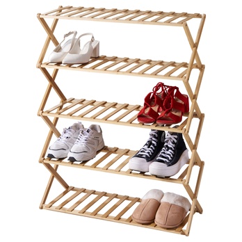 Skrinka na topánky ARON bambus 2