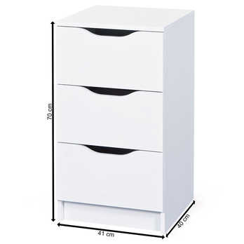 Komoda ARPÁD 3 biela 6