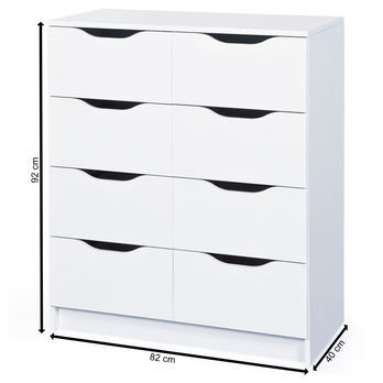 Komoda ARPÁD 8 biela 5