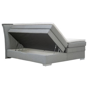 Posteľ boxspring ARTHUR svetlosivá, 180x200 cm 1