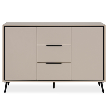 Komoda ARTURO 01B piesková/čierna 4