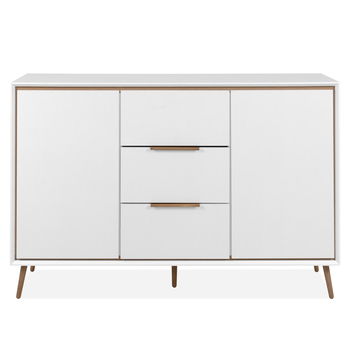 Komoda ARTURO 01B biela/dub artisan 3