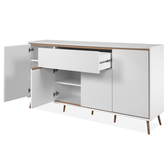 Komoda ARTURO 51B biela/dub artisan 2