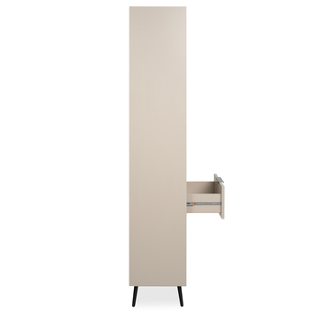 Vitrína ARTURO 52B piesková/čierna 10