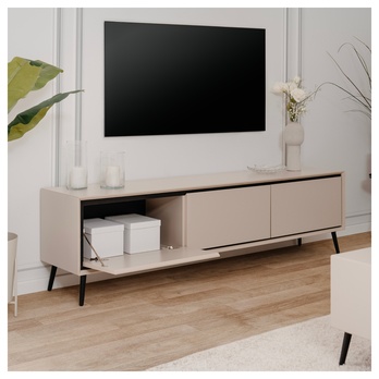 TV komoda ARTURO 57A piesková/čierna 4