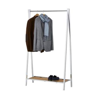 Stojan na šaty ARVID chróm/bambus 1