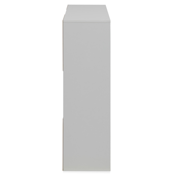 Regál ARVIKA IV biela/sivá 2