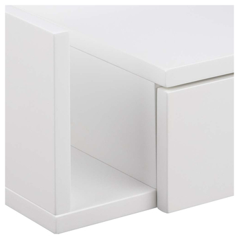 Nočný stolík ASHLAN biela 8