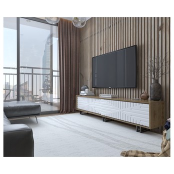 TV komoda ASKAL dub/biela 1