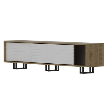 TV komoda ASKAL dub/biela 2