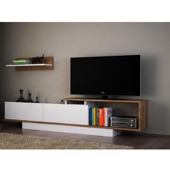 TV stena ASOS orech/biela 1