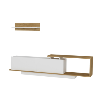 TV stena ASOS orech/biela 2