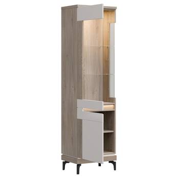 Vitrína ASSEM AN05 ľavá, dub cremona/kašmírová 5