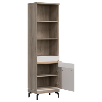 Regál ASSEM AN08 pravá, dub cremona/kašmírová 5