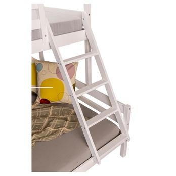 Posteľ s roštom ASTERIN 2 biela, 140x200 cm 5